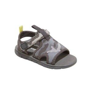 Toddler Camo Sandals With Velcro Straps Size 5